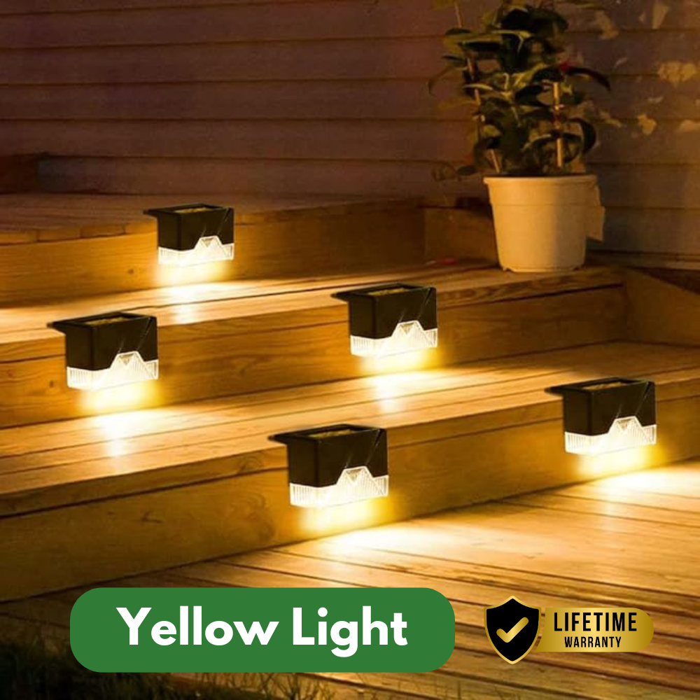 Self-adhesive multi-season solar lights