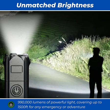 LumiNova - Ultimate Rechargeable Tactical Flashlight