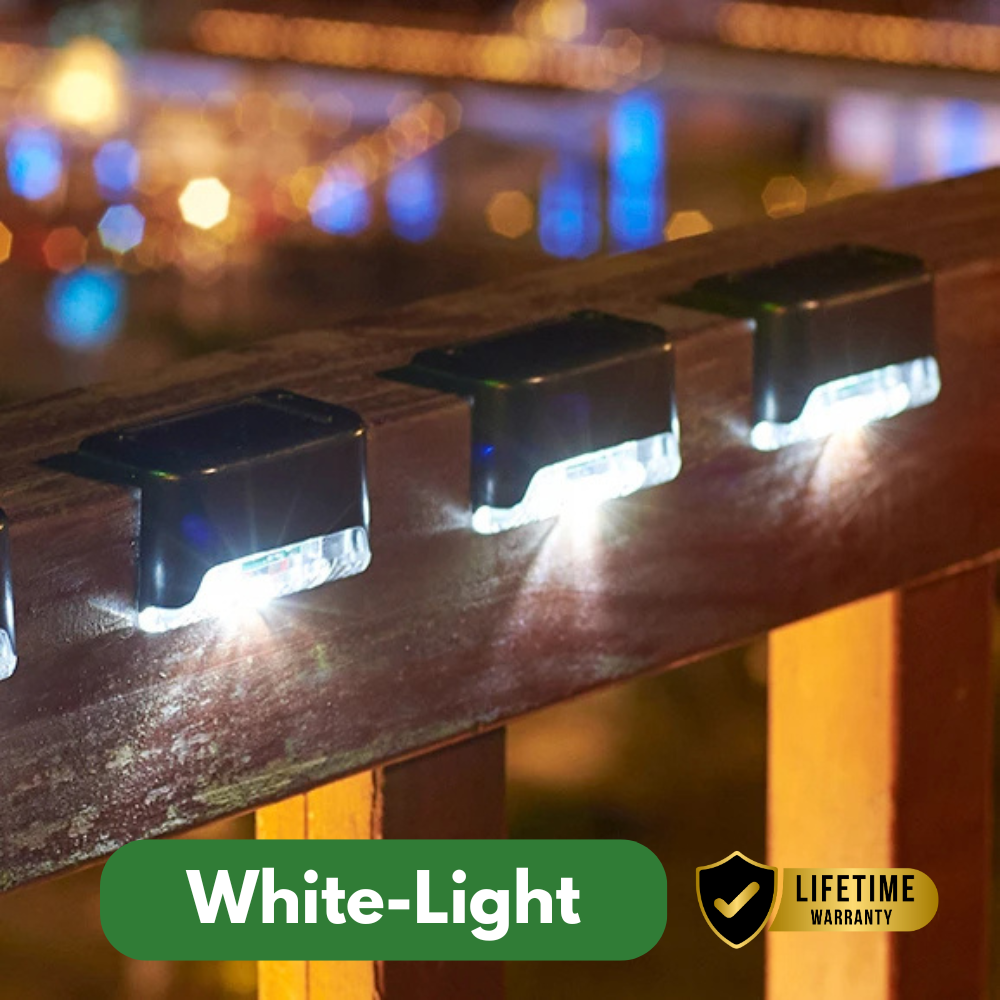 Self-adhesive multi-season solar lights