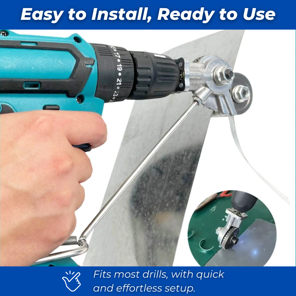 EasyCut PRO - Electric Drill Plate Cutter