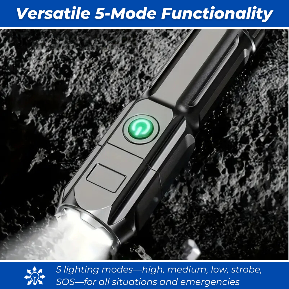 LumiNova - Ultimate Rechargeable Tactical Flashlight