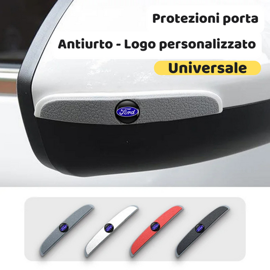 Protezioni porta antiurto e antigraffio, logo personalizzato